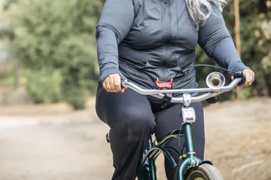 person riding a bicycle