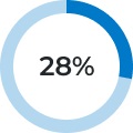 28 percent