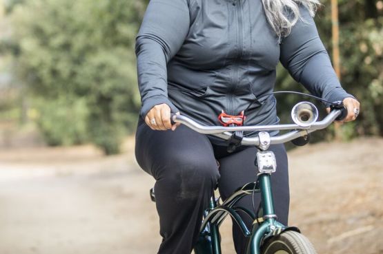 person riding a bicycle