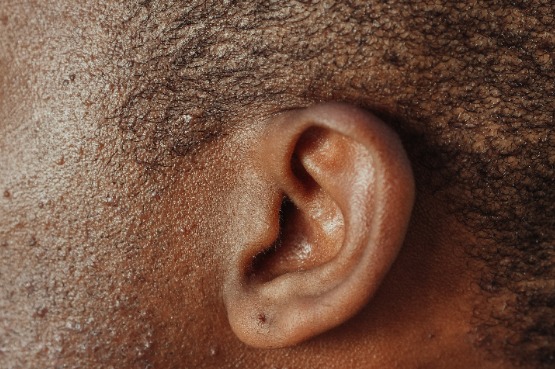 An image of a person's ear