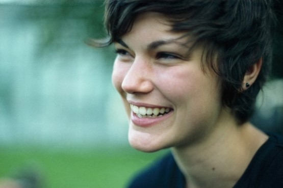 person giving a big smile