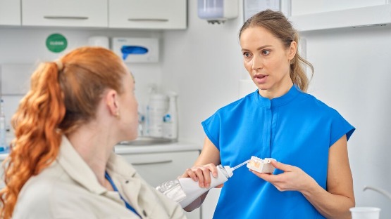 Dentist shares teeth model