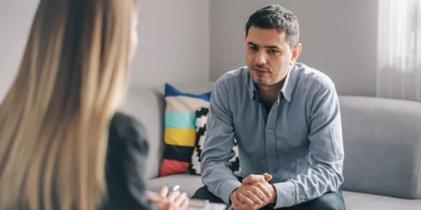 person at therapy