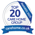 Top 20 Care Home Group Award 2026 logo