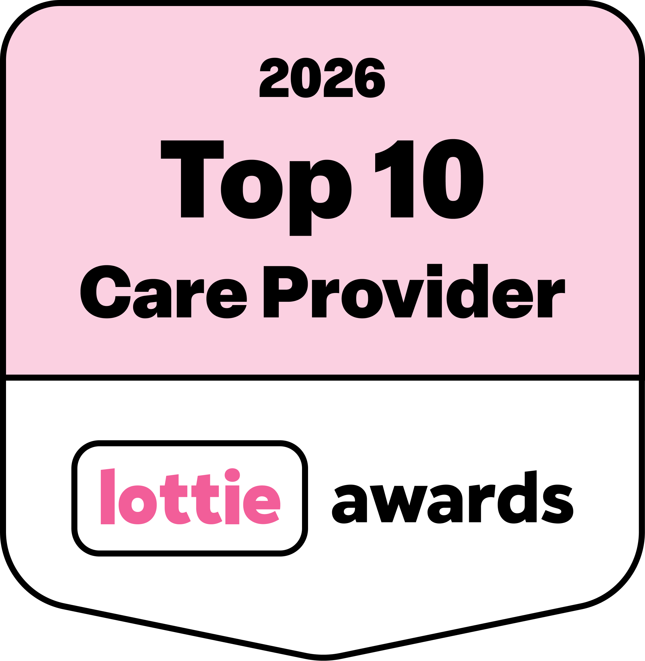 Lottie awards 2026 Top 10 care provider