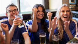 people celebrating