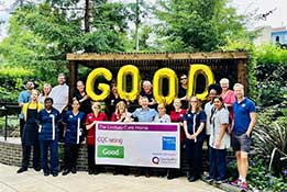 Staff celebrate care home rating