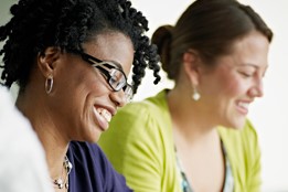 smiling women