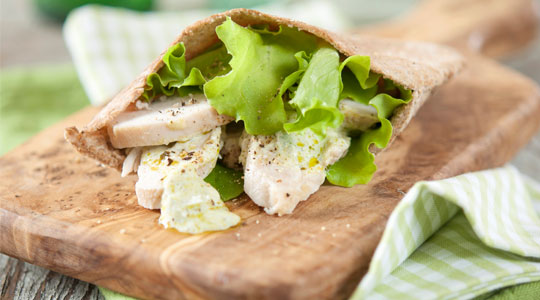 chicken pittas