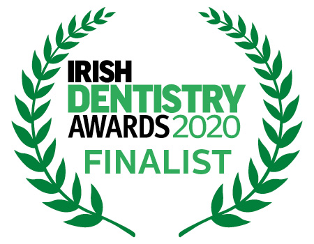Irish Dentistry Awards 2022 Finalist badge in green