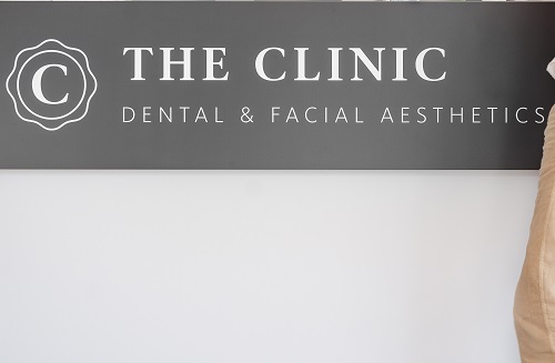 Reception desk at The Clinic Dental & Facial Aesthetics