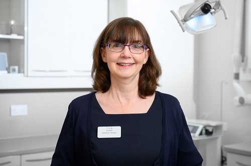 Tina Plummer, receptionist at The Perlan Specialist Dental Centre