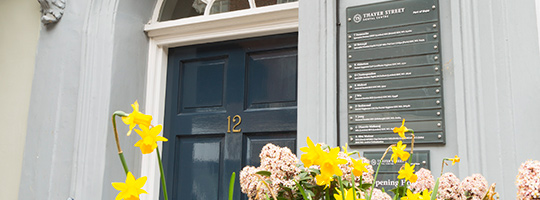 Thayer Street Dental Centre Bupa dentist in London front door number 12.