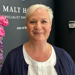 Kirsty Highlands is a receptionist at Malt House Specialist Dental Centre