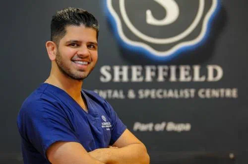 Headshot of Sohail Seedat, dentist at Sheffield Dental Centre