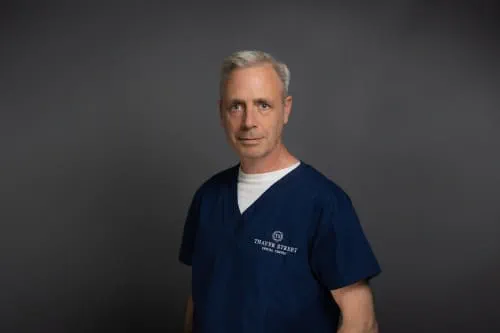 Tim is ta dentist at Thayer Street Dental Centre