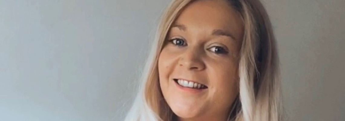 Lady smiling
