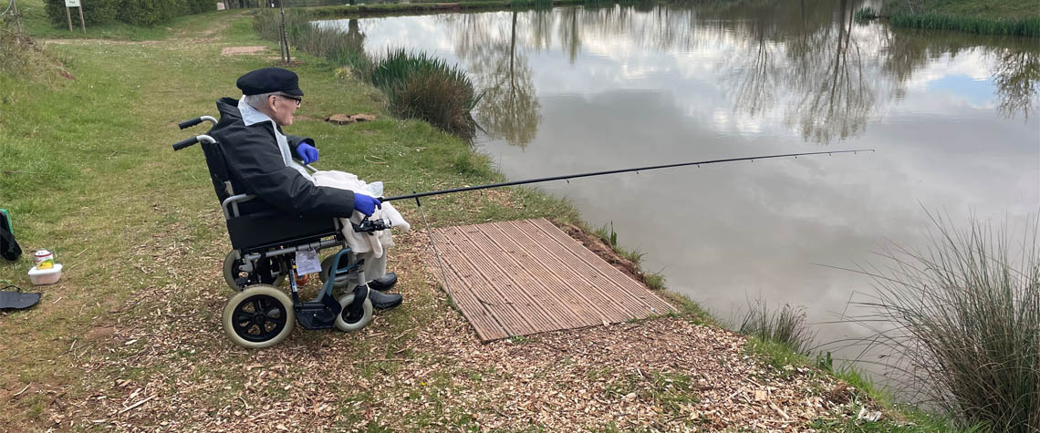 Oldman fishing
