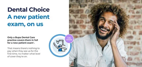 dental choice infographic - new exam on us