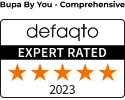 Defaqto - Bupa by you comprehensive - 5 stars 2023