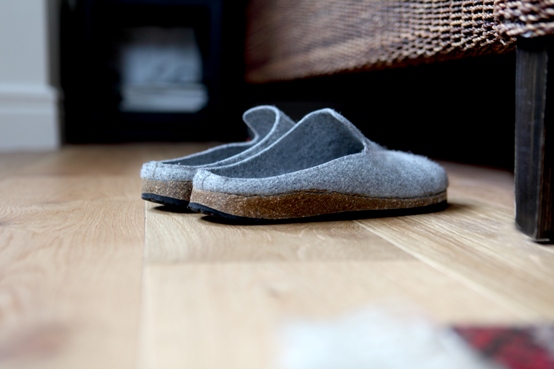 A pair of slippers