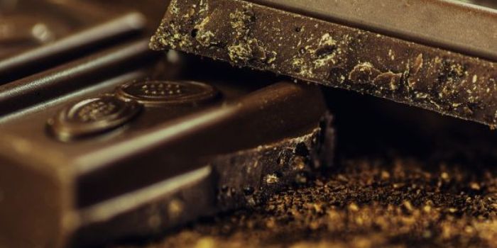 Dark chocolate pieces
