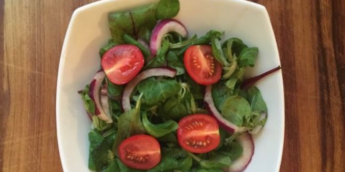 A salad in a bowl