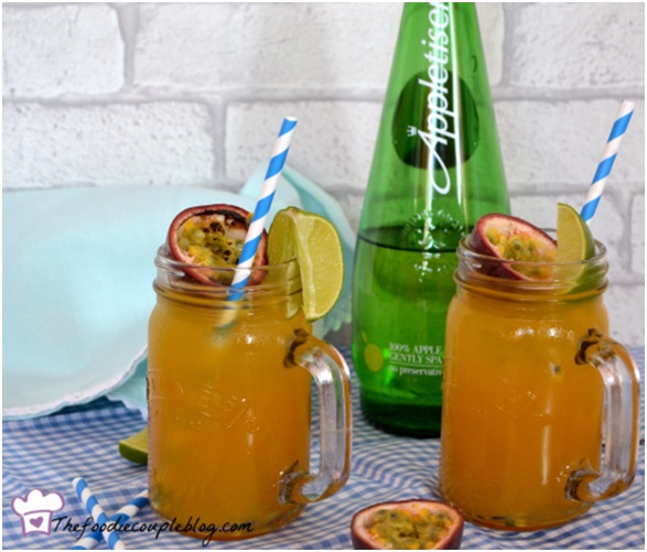 Tropical fizz mocktails
