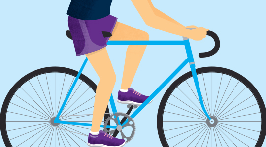 Cyclist illustration