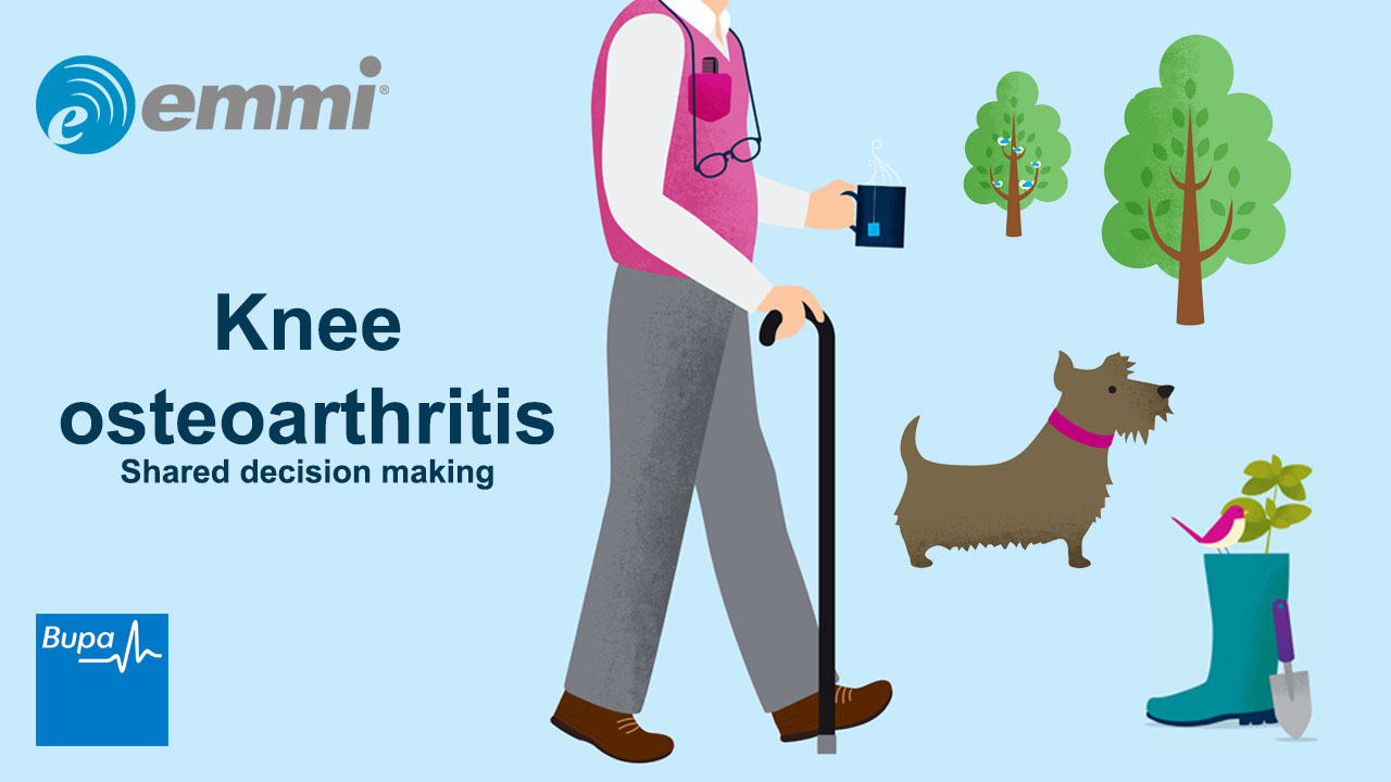 Knee osteoarthritis image