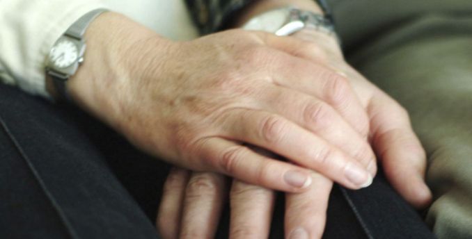 Holding hands